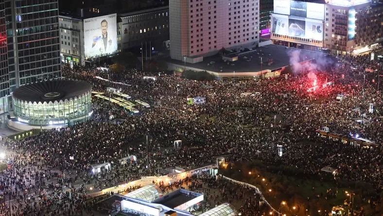 Photo of Warsaw protests in 2020